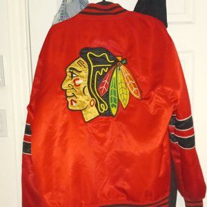 Oldschool blackhawks jacket